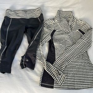 Lululemon vintage running set size 6